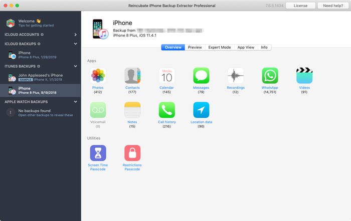 iphone backup extractor 4.0.9