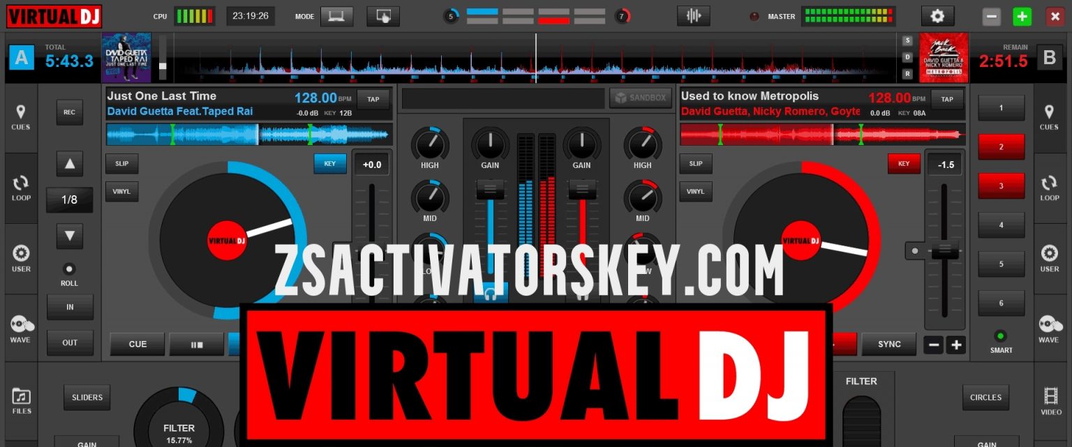 Virtual DJ Pro Full Crack Keygen Working Keys Download